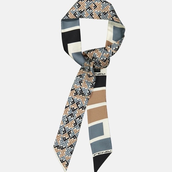 Fendi FF Silk Twilly - Picture 5 of 7